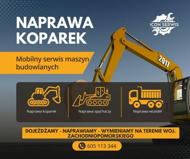 Naprawa serwis maszyn budowlanych Szczecin