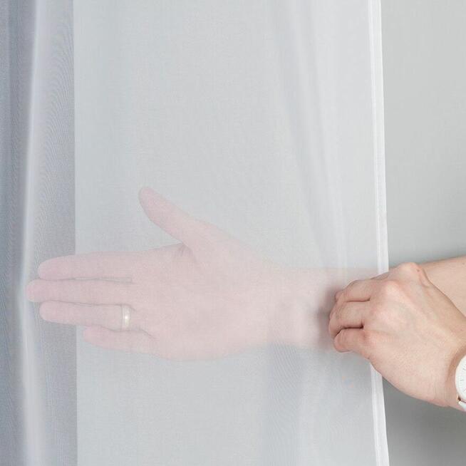 Gotowe firany na przelotkach 140x230 cm, firana z woalu