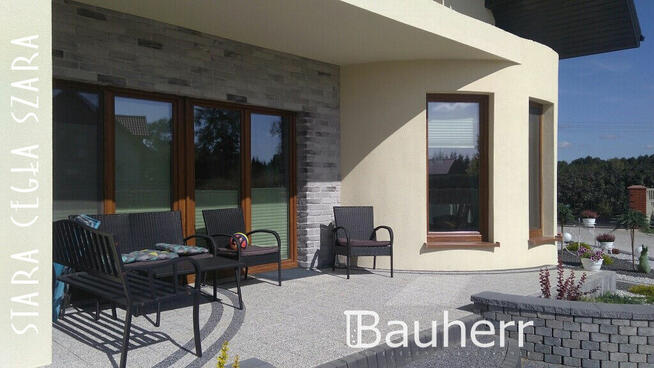 Cegła elewacyjna płytki elewacyjne szara 1m2