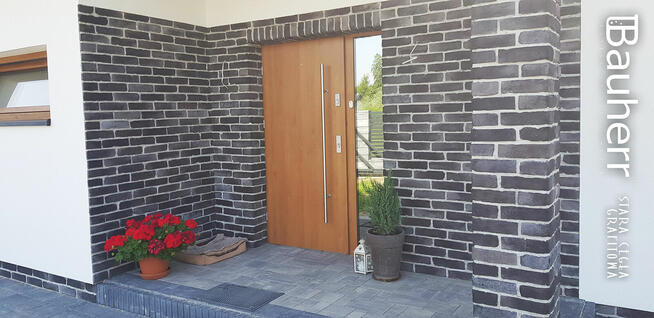 Cegła Elewacyjna płytki elewacyjne ghrafit antracyt 1m2