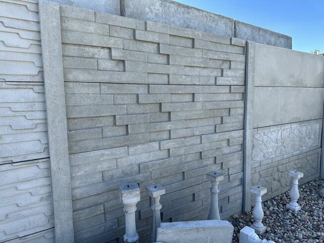 Ogrodzenia betonowe, podmurówki, słupki betonowe