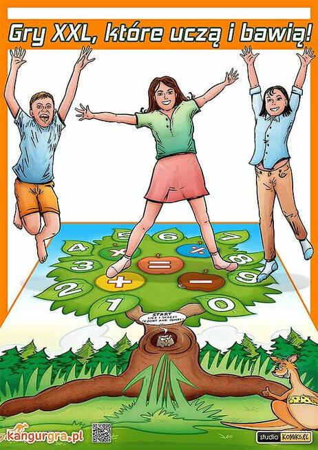 Gry podłogowe i podwórkowe dla dzieci do skakania