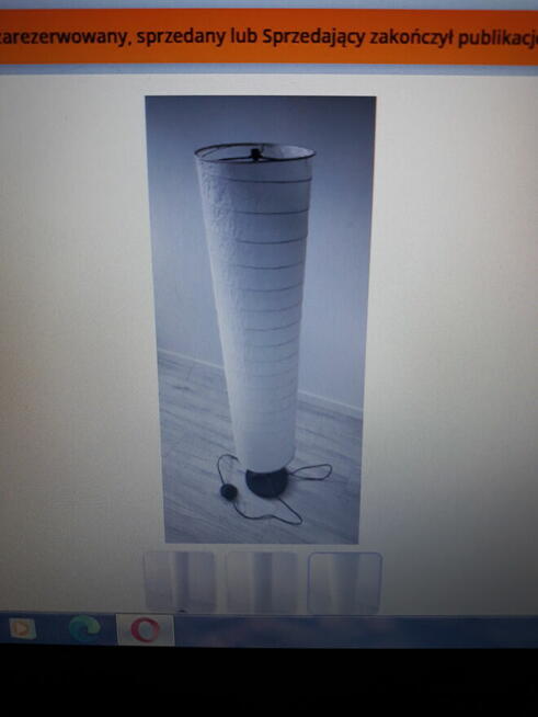 lampa podlogowa stojaca /ikea /h- 1,20 cm. /