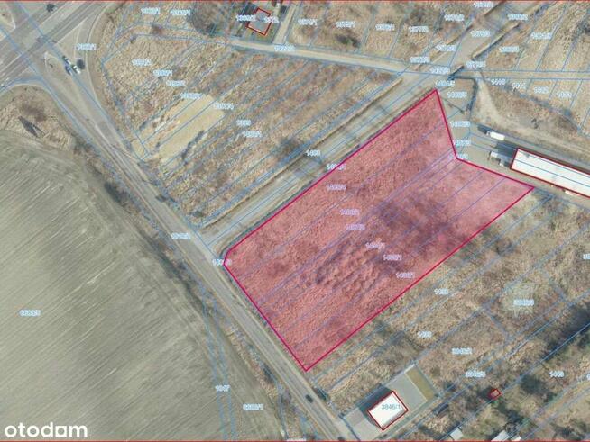 Działki produkcyjno-usługowe o powierzchni 9383 m2