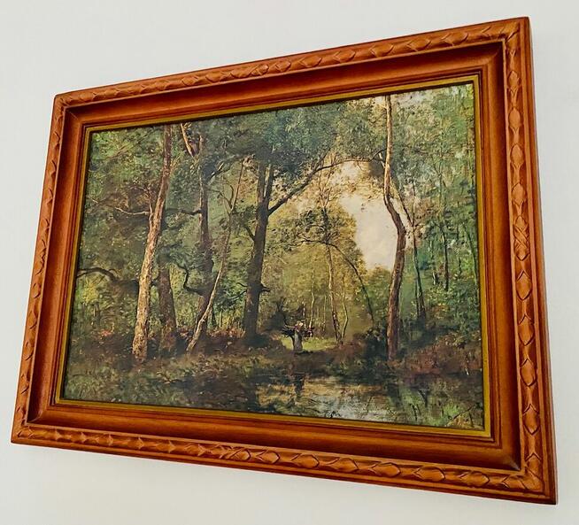 Reprodukcja Leon Richet Pejzaż 64x84 cm ozdoba dom