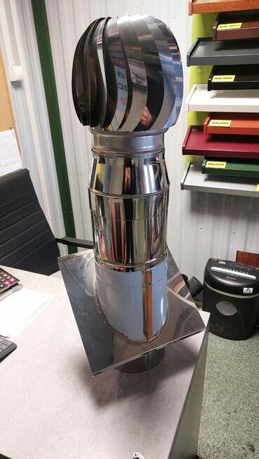 Kominki wentylacyjne PVC Nierdzewka turbo went Blachtex