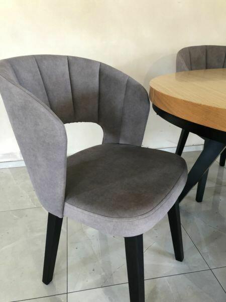 Stół okrągły dębowy loftowy LOFT-11 rozkładany.