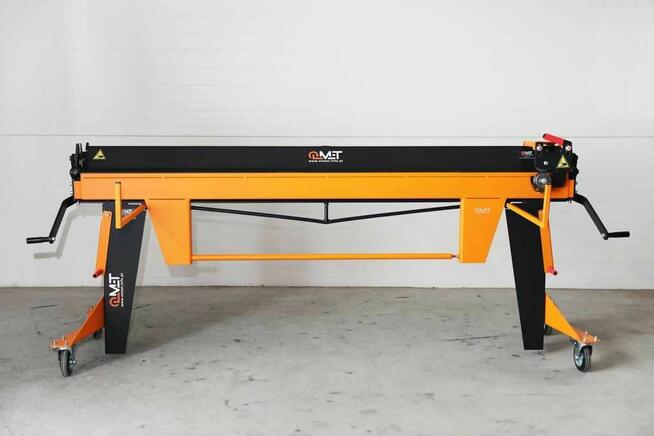 Giętarka do blachy M20X2200 z nożem i dogniatakiem felcu