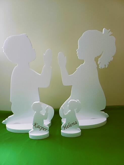 Duże figury dzieci + Kielich z hostią Pierwsza Komunia