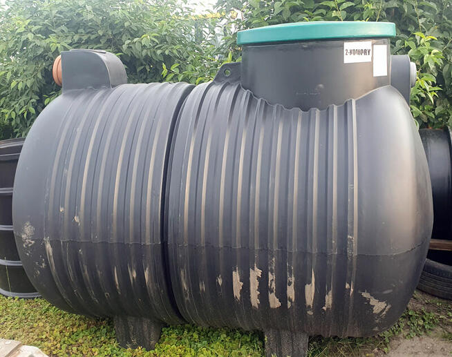 OCZYSZCZALNIA ŚCIEKÓW DWUKOMOROWA 3000L TUNELE 6szt