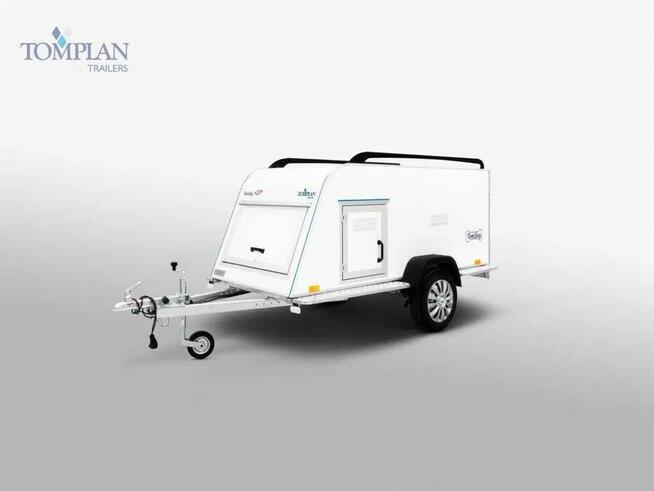 Przyczepa przyczepy do przewozu psów zwierząt