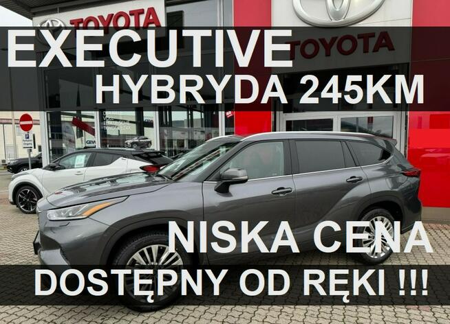 Toyota Highlander Hybryda Executive 248KM Kamera 360 Super Cena Dostępny od ręki  3254zł