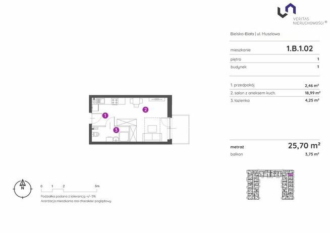 Mieszkanie Bielsko-Biała, Muszlowa