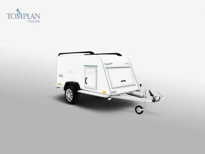 Przyczepa przyczepy do przewozu psów zwierząt