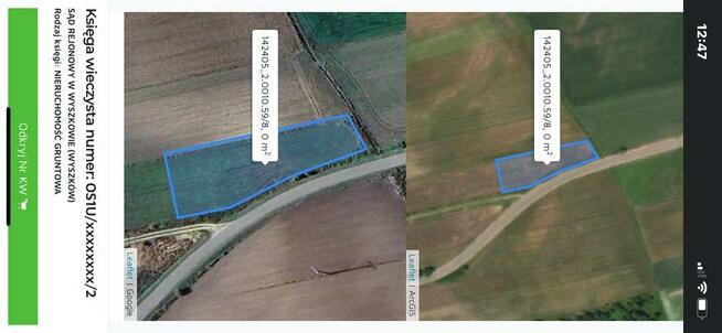 Działka z możliwością budowy.