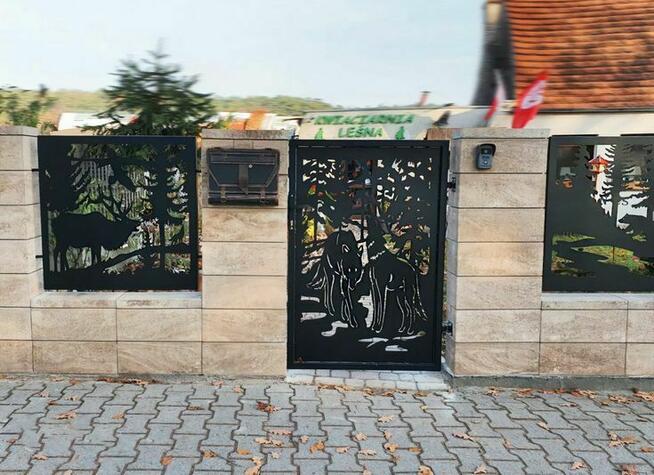 Panele-przęsła CNC - Ogrodzenie metalowe - Balustrada balkon