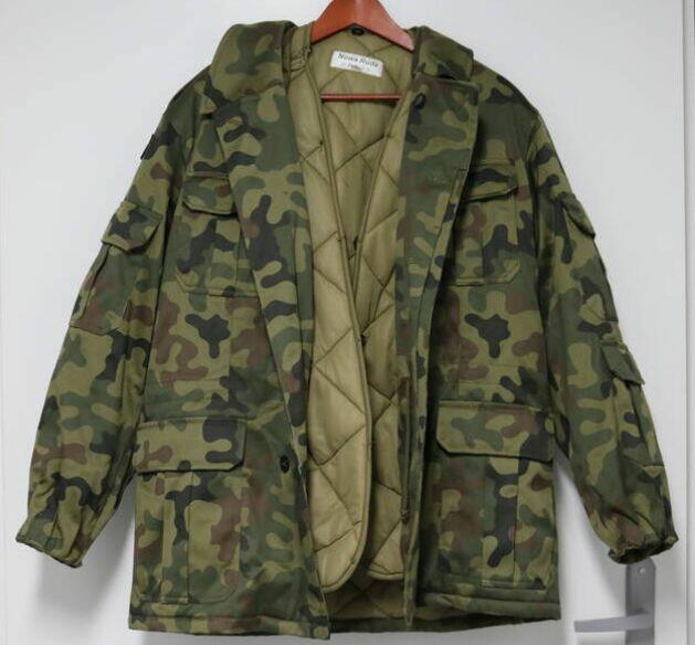 Ciepła kurtka wojskowa z podpinką NOWA - POLECAM!