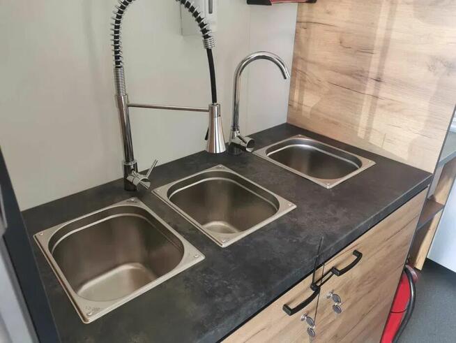 Przyczepa gastronomiczna lody gofry producent NOWA