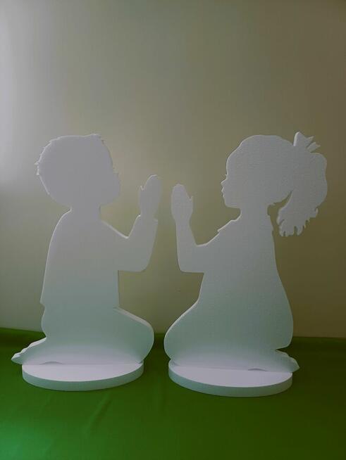 Duże figury dzieci + Kielich z hostią Pierwsza Komunia