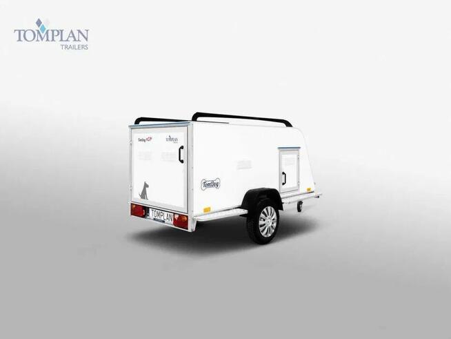 Przyczepa przyczepy do przewozu psów zwierząt