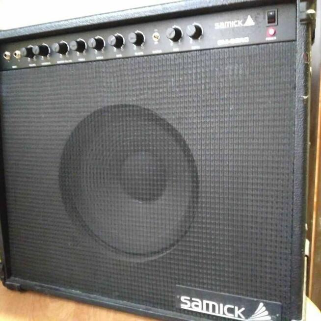 Duży Wzmacniacz gitarowy SAMIC 55 X 50 X 27 cm - sprawny