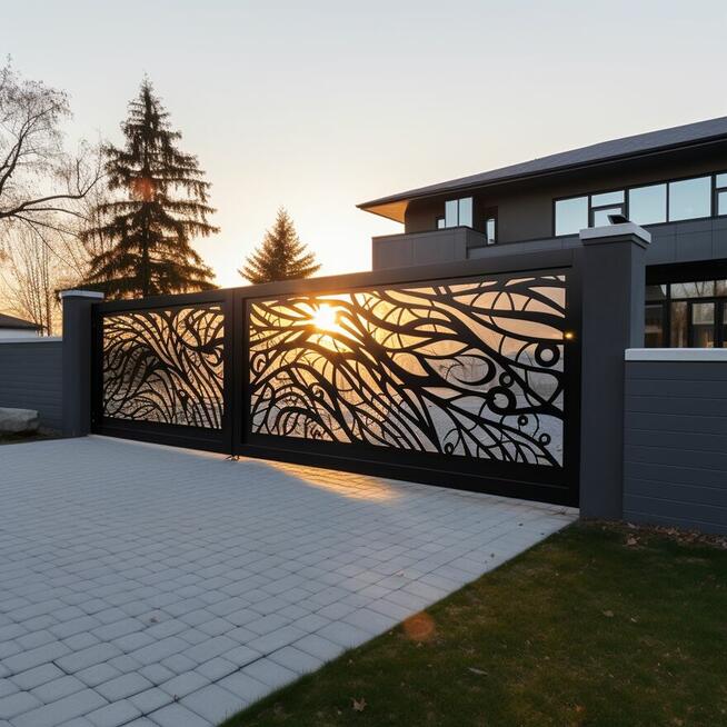 Panele-przęsła CNC - Ogrodzenie metalowe - Balustrada balkon