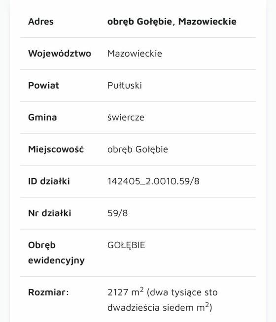 Działka z możliwością budowy.