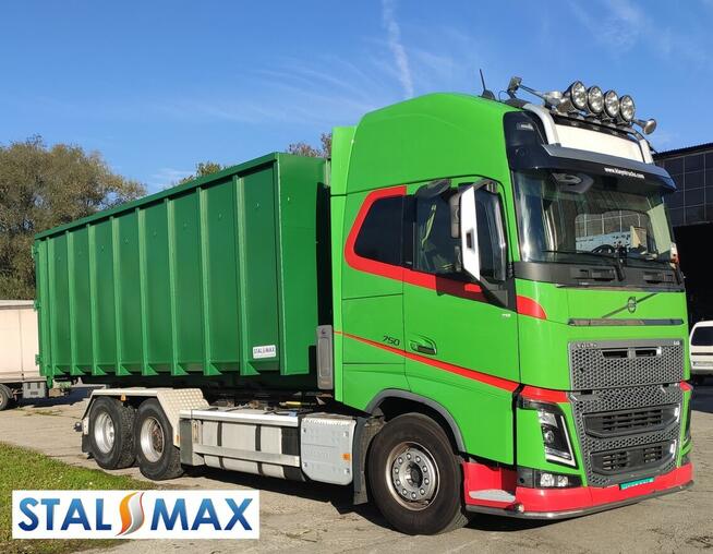Kontener hakowy 33, 36 STALMAX, złom, odpady, do hakowca