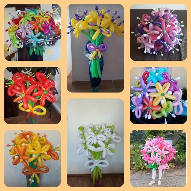 Dzień Babci i Dziadka bukiety z balonów