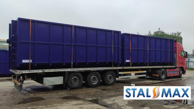 Kontener hakowy 33 36 STAL-MAX ,transportowy, hakowiec