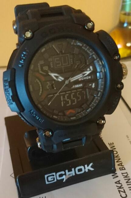 G-chok WR 5 Bar analogowo cyfrowy podświetlany 3rodzaje