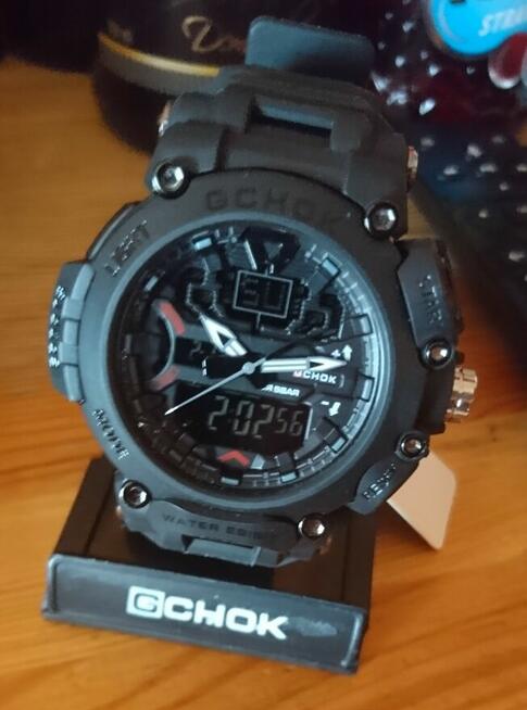 G-chok WR 5 Bar analogowo cyfrowy podświetlany 3rodzaje