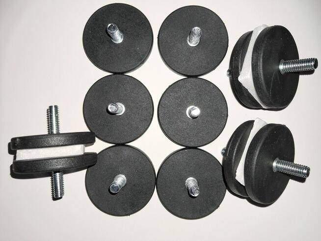 Uchwyt magnetyczny neodymowy w osłonie gumowej do halogenów