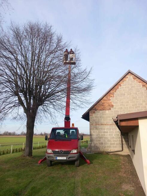 Zwyżka podnośnik koszowy 18m usługi