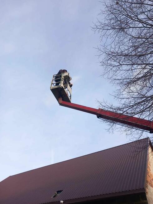 Zwyżka podnośnik koszowy 18m usługi