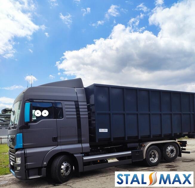 Kontener hakowy STAL-MAX ,transportowy 33m3, hakowiec złom