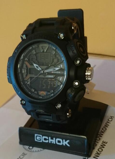 G-chok WR 5 Bar analogowo cyfrowy podświetlany 3rodzaje