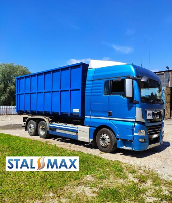 Kontener hakowy STAL-MAX ,transportowy 33m3, hakowiec złom