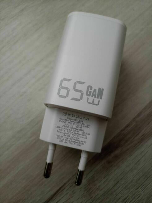 KUULAA 65W GaN ładowarka szybkie ładowanie typ C