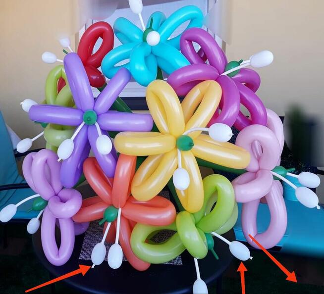 Dzień Babci i Dziadka bukiety z balonów