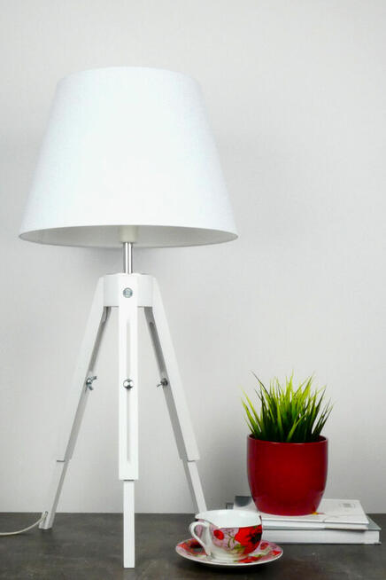 Lampa biurkowa JUNGATORP skandynawski drewno regulowany