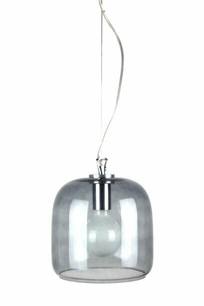 Szklana lampa wisząca walec na lince ROLLSBO