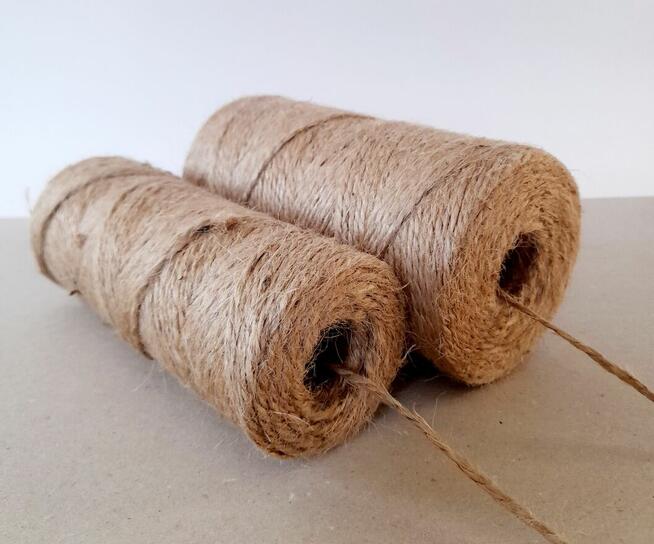 Sznurek do wiązania pomidorów jutowy 1000x2 TEX , 200m.