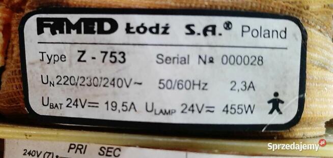 Sprzedam Transformator 220/240/V 19,5 Ampera