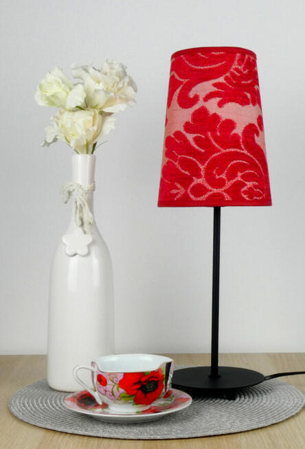 Lampa biurkowa NORBERG klasyczny flok aksamit różne kolory