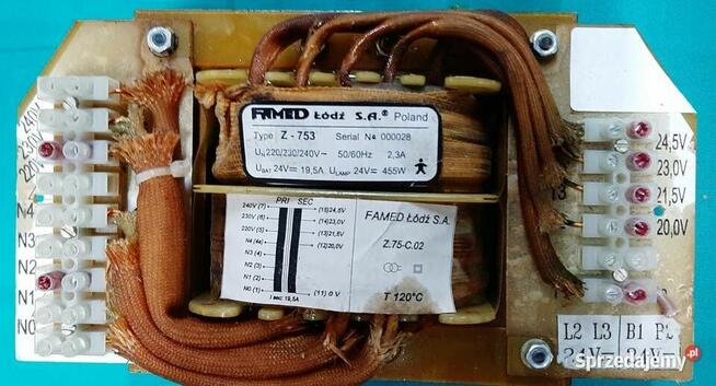 Sprzedam Transformator 220/240/V 19,5 Ampera