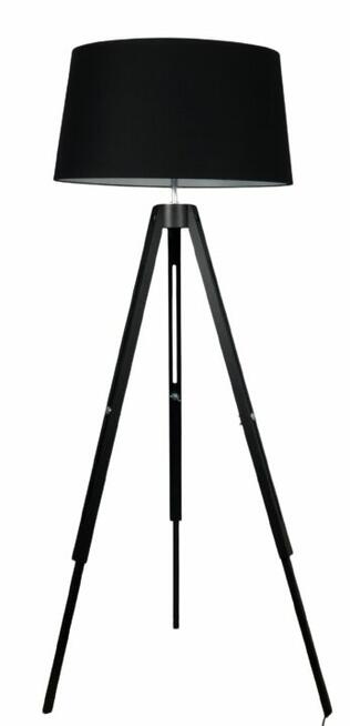 Lampa podłogowa JUNGATORP skandynawski drewno regulowany