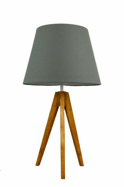 Lampa biurkowa BUNGENAS skandynawski drewno buk