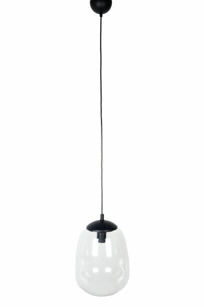 Szklana lampa wisząca owal ABBA