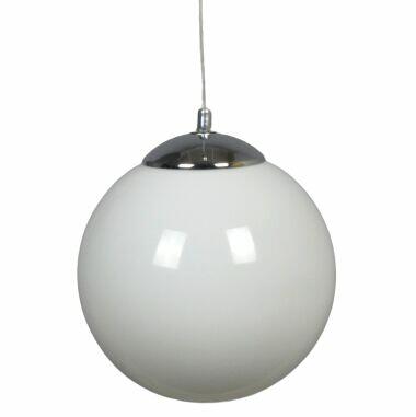 Lampa wisząca BOLLSTA 30 kula biała szkło nowoczesny